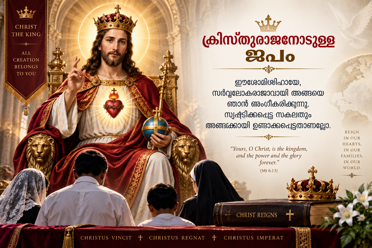 ക്രിസ്തുരാജനോടുള്ള ജപം