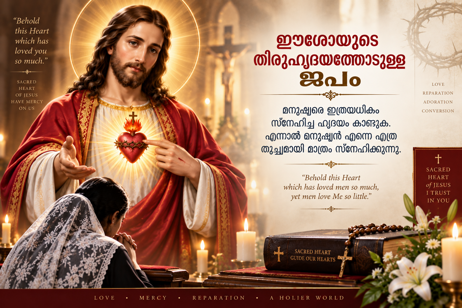 ഈശോയുടെ തിരുഹൃദയത്തോടുള്ള ജപം