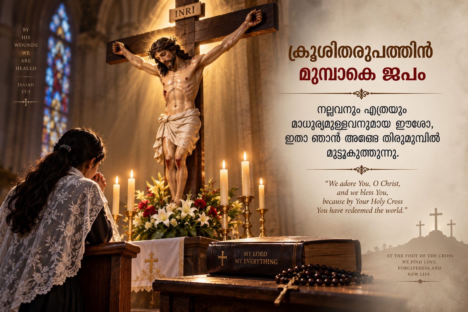 ക്രൂശിതരൂപത്തിൻ മുമ്പാകെ ജപം