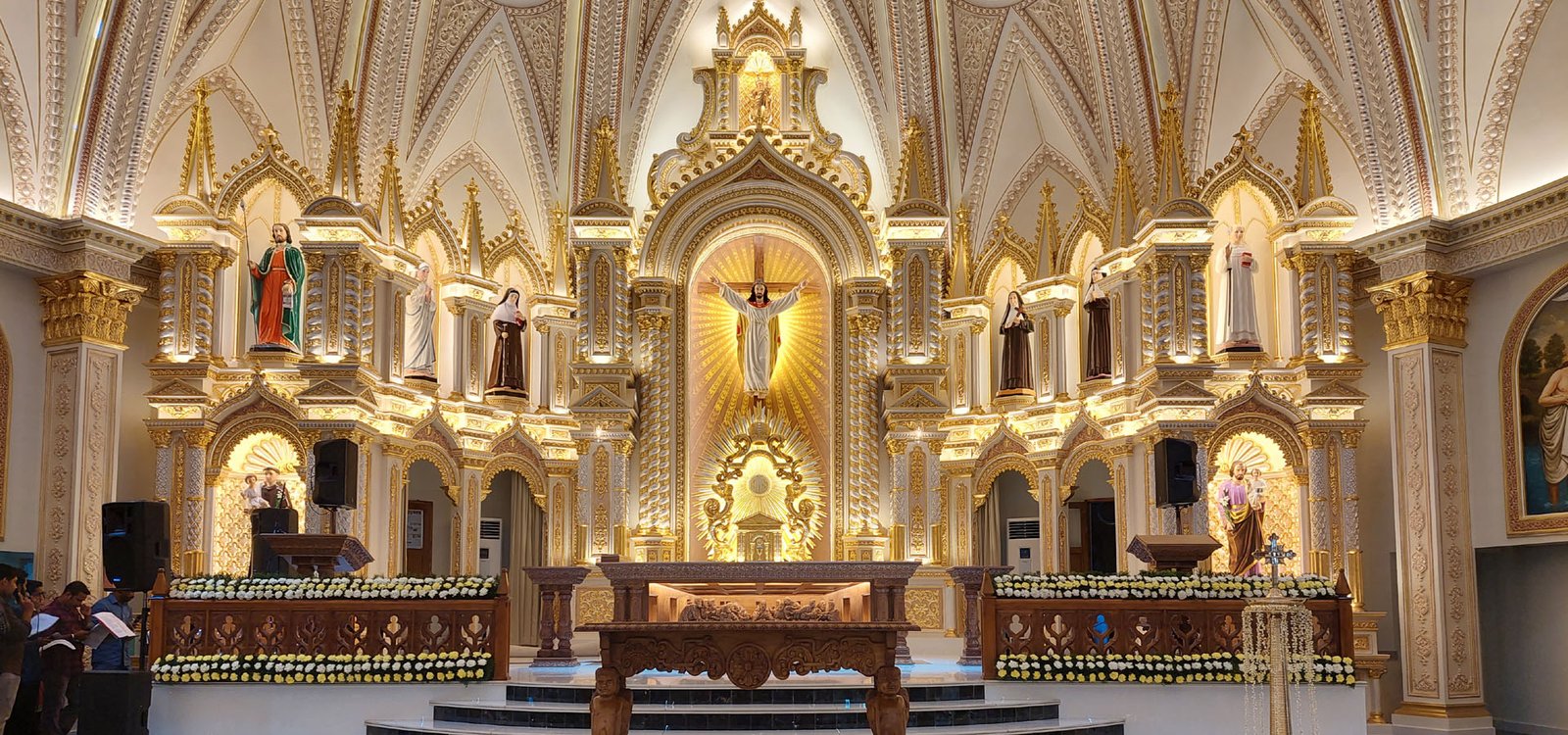 The Swayamvara Altar & Lourdes Grotto